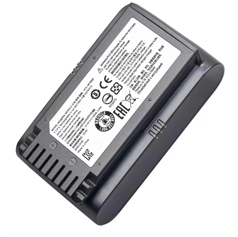 New 21.6V 5.0AhLi-ion Battery for Samsung Vacuum Cleaner Jet 90/Jet 75 Pet/Jet 75 Cordless Stick Vacuum VCA-SBT90/XAA
