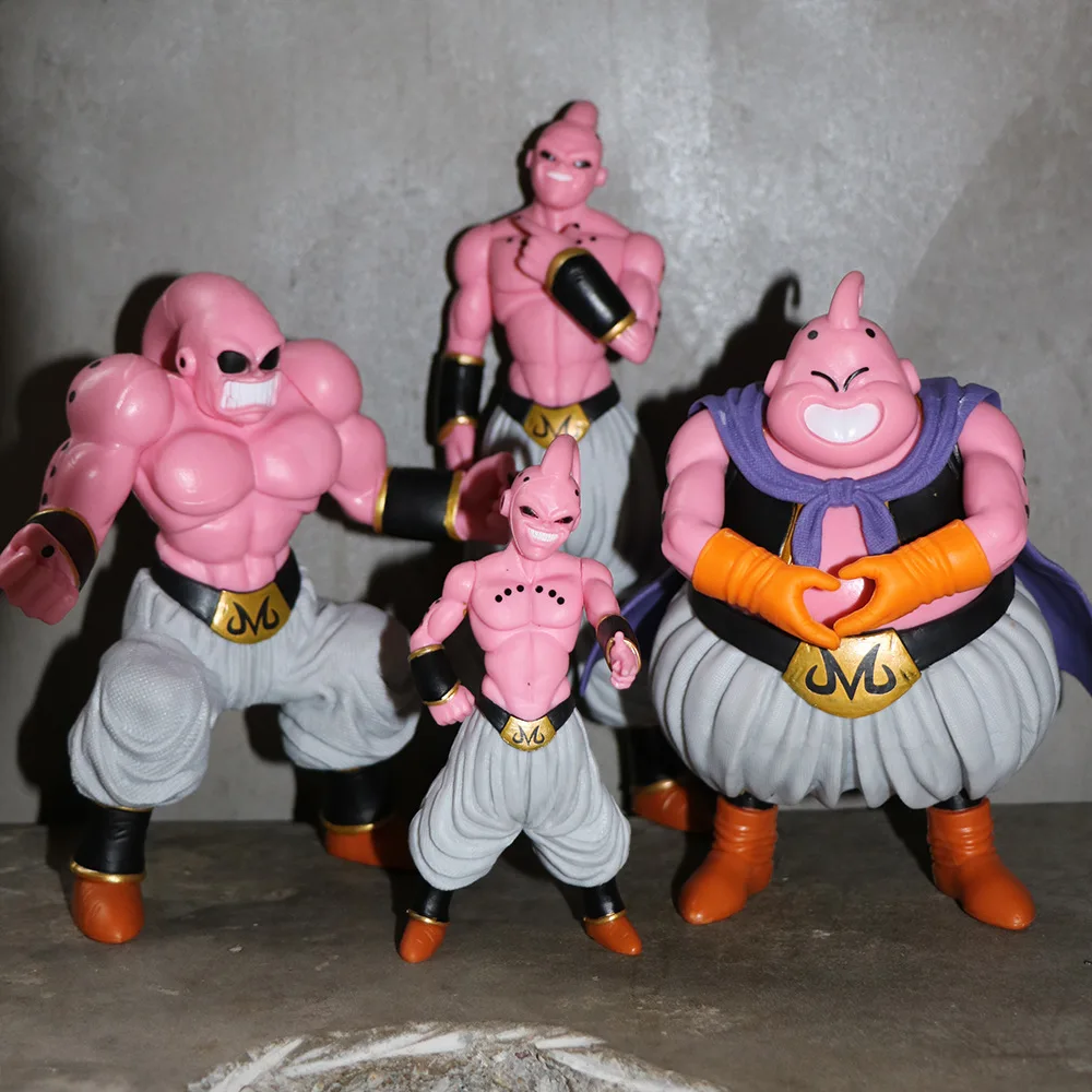 Desenhos animados Anime Dragon Ball Z PVC Action Figures, Majin Buu, Buu  gordo, modelo de coleção, brinquedos para presentes, novo, 8 peças por  lote, 20cm - AliExpress