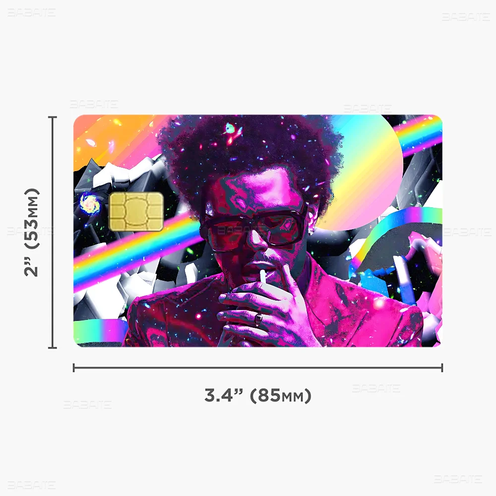 The Weeknd Anime Front Cover Film Sticker Skin