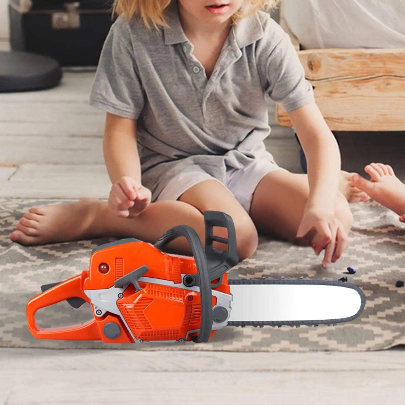 Electric Toy Chainsaw Role Play Outdoor Gardening Toy for Children Kid Girl