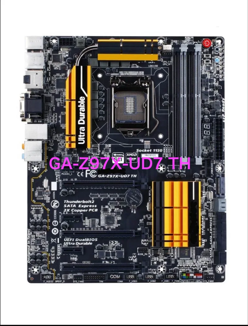 Adatto Per Scheda Madre Gigabyte Ga-Z97X-Ud7 Th Z97 Scheda Madre Lga 1150 Ddr3 Testata Al 100% Completamente Funzionante