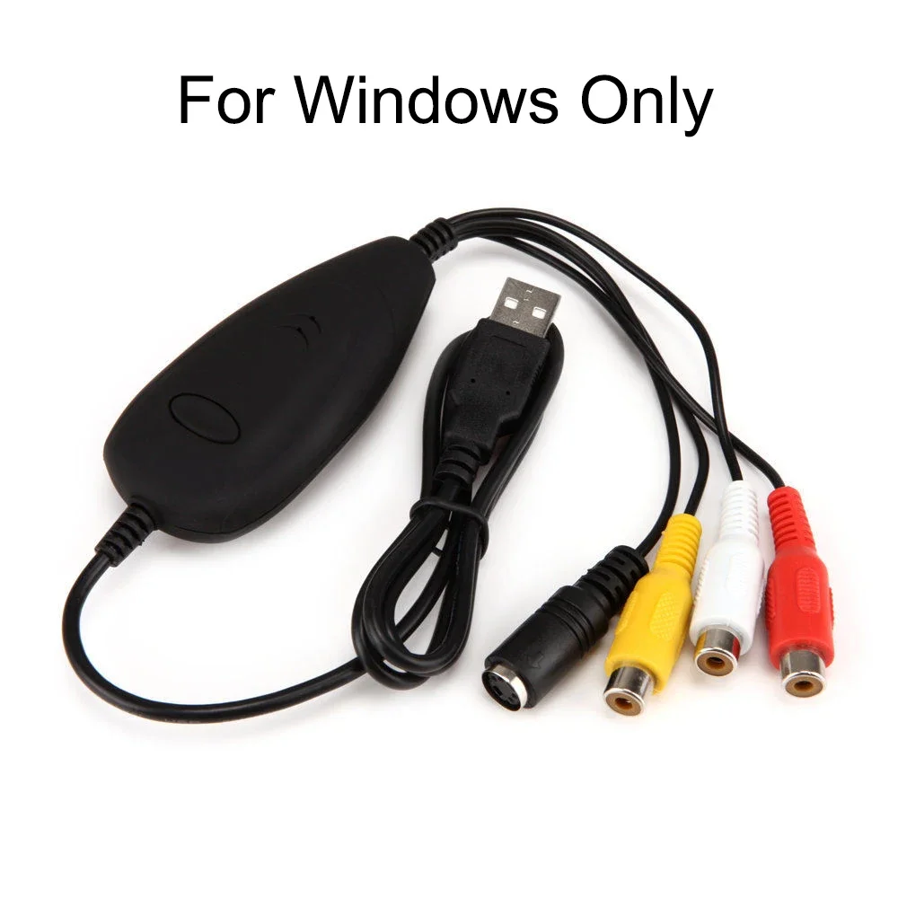 Ezcap172 Usb 2.0 Scheda Di Acquisizione Audio Video Av Grabber Analogico S-Video Da Tv Box Fotocamera Lettore Di Giochi Dvd Vhs A Laptop Notebook Pc