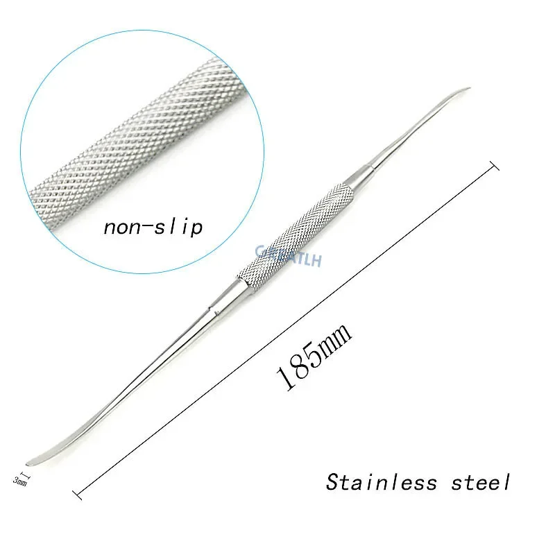 Titanium alloy stainless steel Freer periosteal elevator double-ended ophthalmic surgical instruments round handle ophthalmic tool surgical instruments