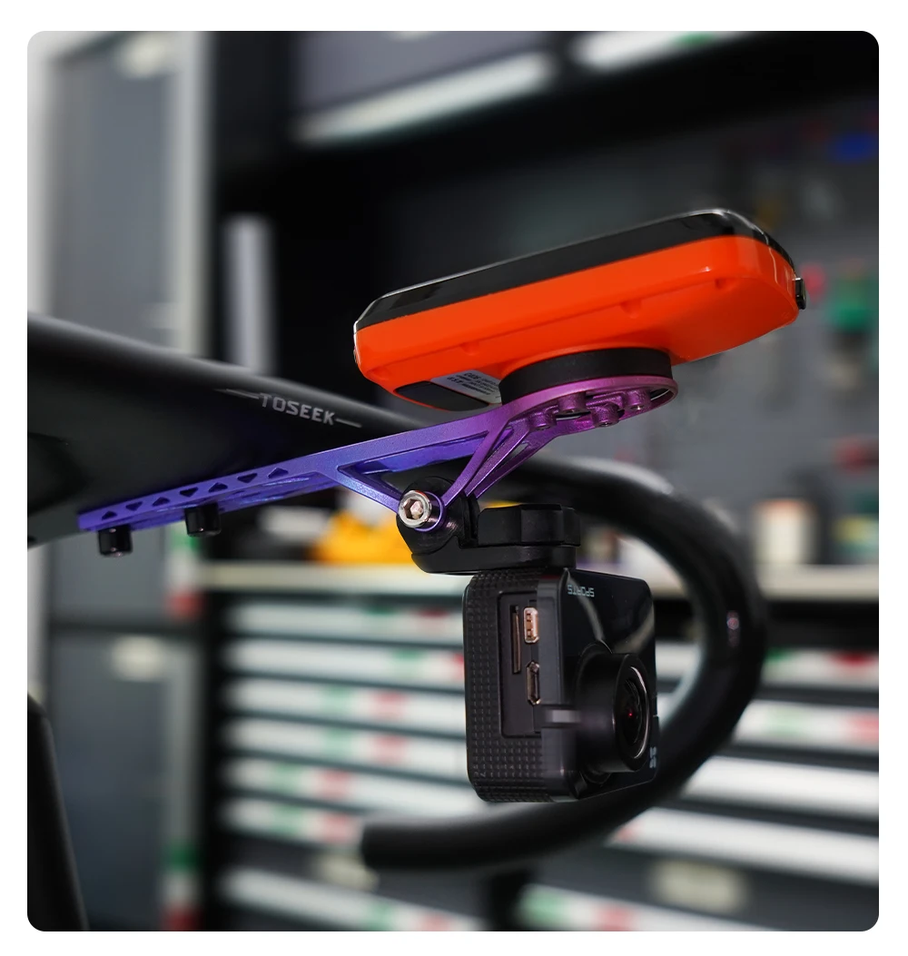 TOSEEK Titan-Legierung 3D-Gedruckte Fahrradcomputer-Halterung Fahrrad-Handyhalter Fahrradständer Wahoo Garmin Halterung – Detail 19