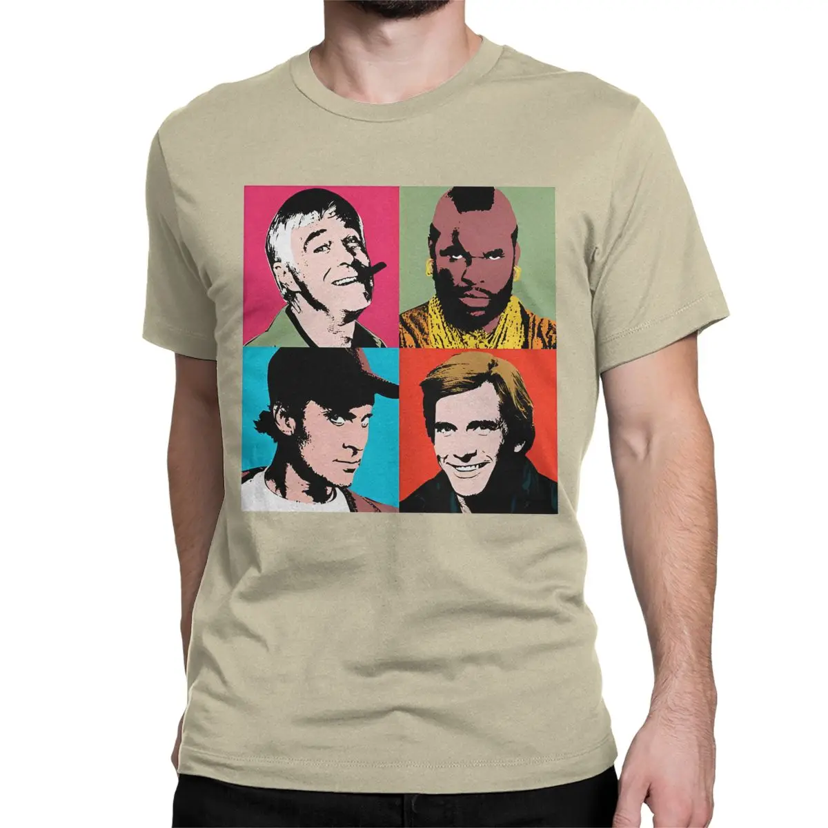 thumbnail image 1 of Camiseta del equipo A-Warhol, divertida camiseta de algodón puro para hombre y mujer, cuello redondo, manga corta, ideal como regalo., 1 of 7