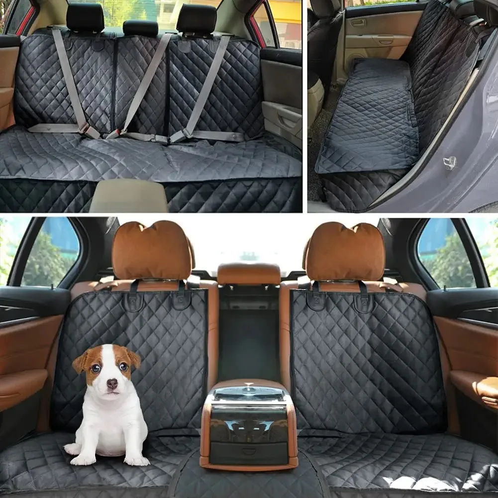 Dog Car Seat Cover 100% Waterproof Pet Dog Travel Pet Car Mat Mesh Cat Carrier Hammock Cushion Protector