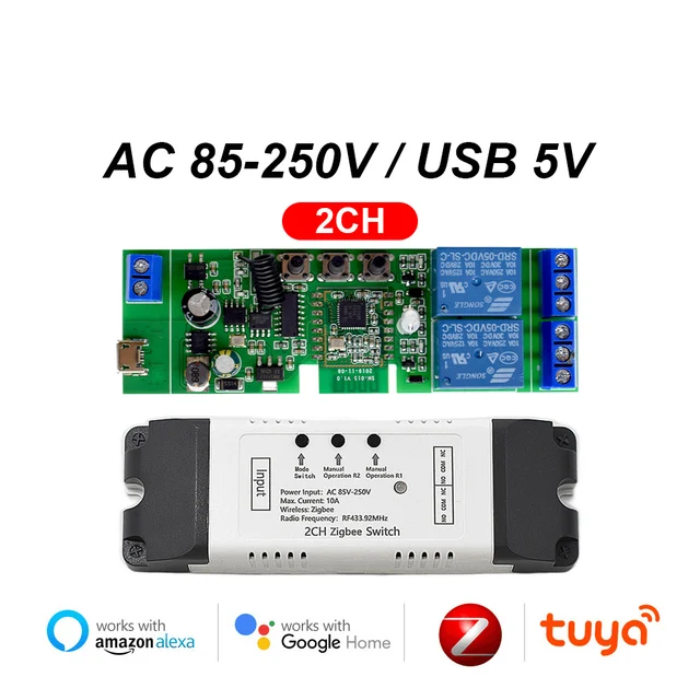 2CH Zigbee 85-250V