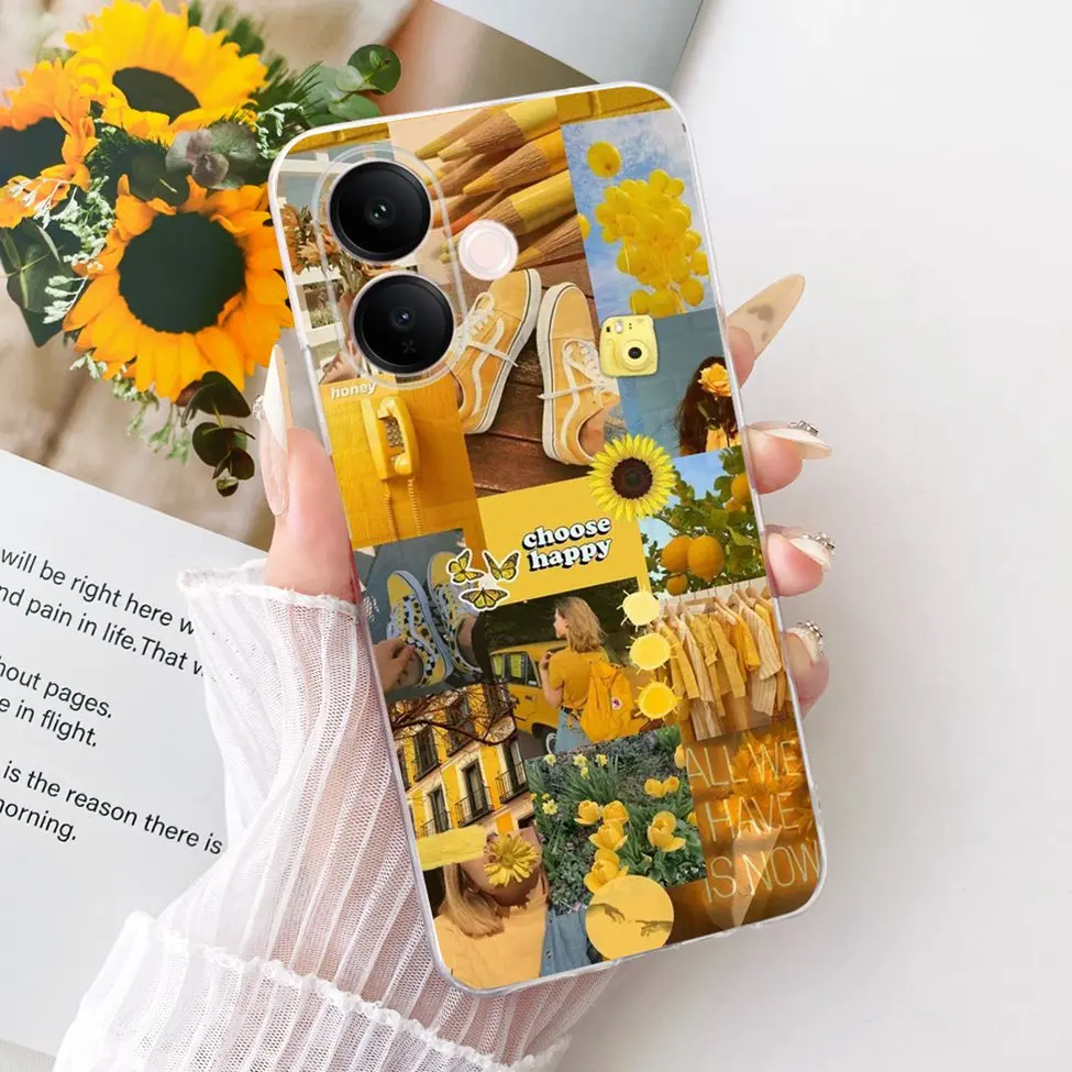 Clear Luxury Cute Cat & Butterfly Painted Case