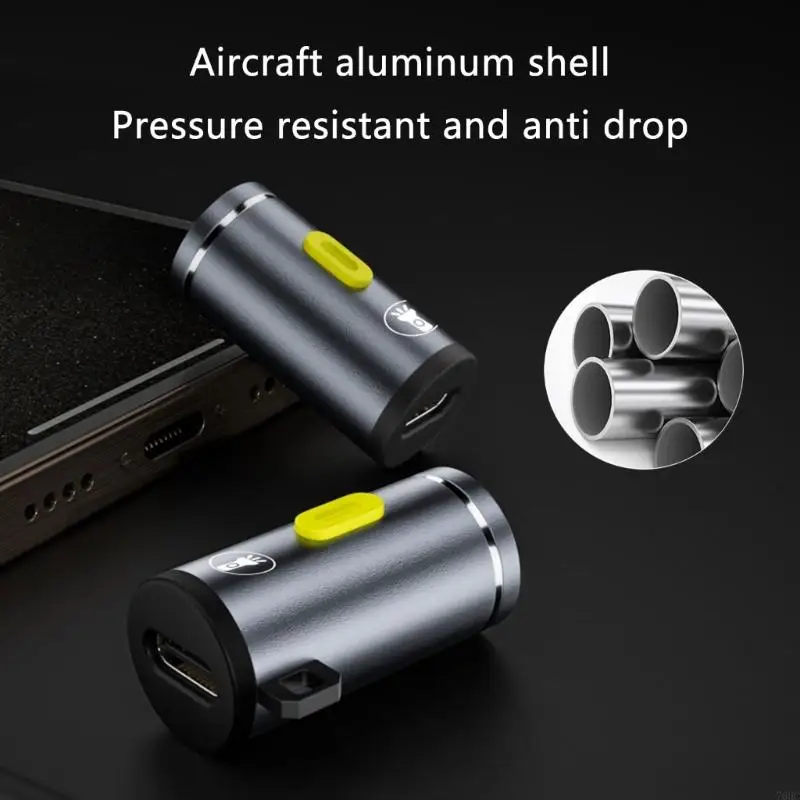 High Brightness LED Mini Flashlight Type C Connectors Small LED Light Torches Travel Use
