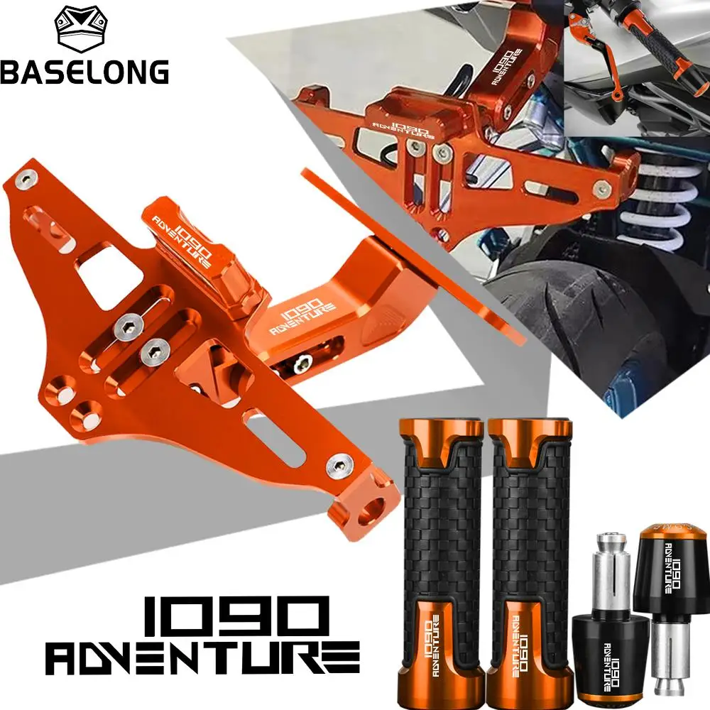 Per Ktm 1090 Adventure R 1090 Adventure 1090Adv 2017-2022 2023 2024 Supporto Per Staffa Targa Moto Manopole Manubrio Estremità