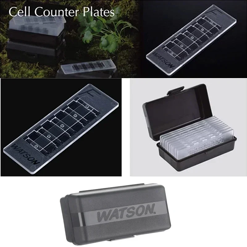 Watson Cell Counting Plate Blood Cell Plate 177-112C Disposable Count 10 Slices A Box