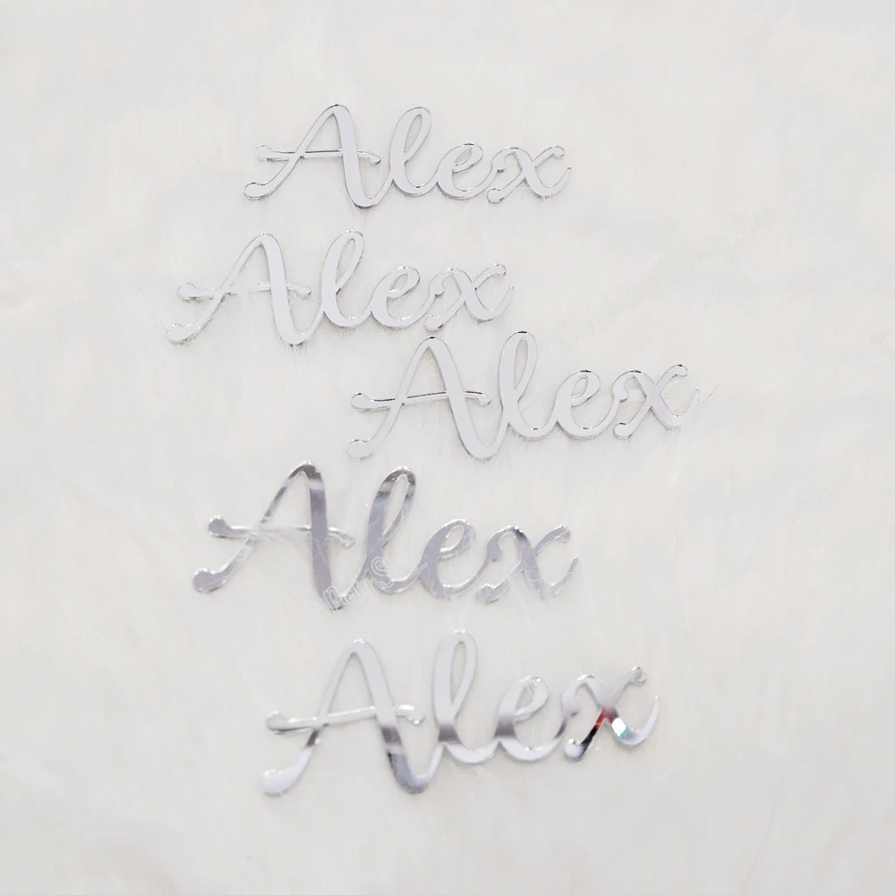 20 tarjetas de lugar con nombre de boda grabadas personalizadas, placa de nombre cortada con láser para decoración de mesa para fiesta de cumpleaños o boda
