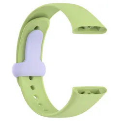 Silicone Sport Strap Replacement Wristband for Redmi Watch 3 (Qingning purple)