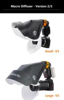 Universal Flash Diffuser Softbox Speedlight Reflector Snoot Camera Accessories for Macro Lens Shooting 5