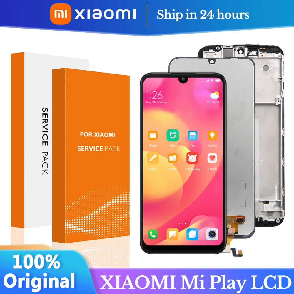

5.84" Original For Xiaomi Mi Play LCD Display Touch Screen Digitizer Assembly For Xiaomi mi play LCD Screen Replacement Parts