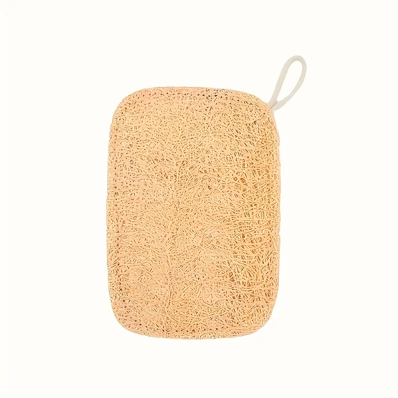 6pcs Natural Loofah Exfoliating Sponges - Gentle Body Scrubber for Shower & Bath, Bamboo Fiber Cleaning Pads 3