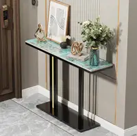 Delicate Texture Marble Console Table