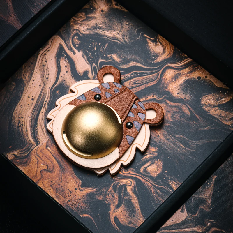 

Best Gift Cute Gold Tiger Cartoon Leather Vent Clip Car Perfume Metal Car Fragrance Good Smell Auto Car Air Freshener Decoration