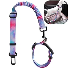 

Dog Leash Retractable Leashes for Dogs Travel Dogs Seat Belts with Collar Elastic Dog Leash Collars with Seat Belts Pet Products