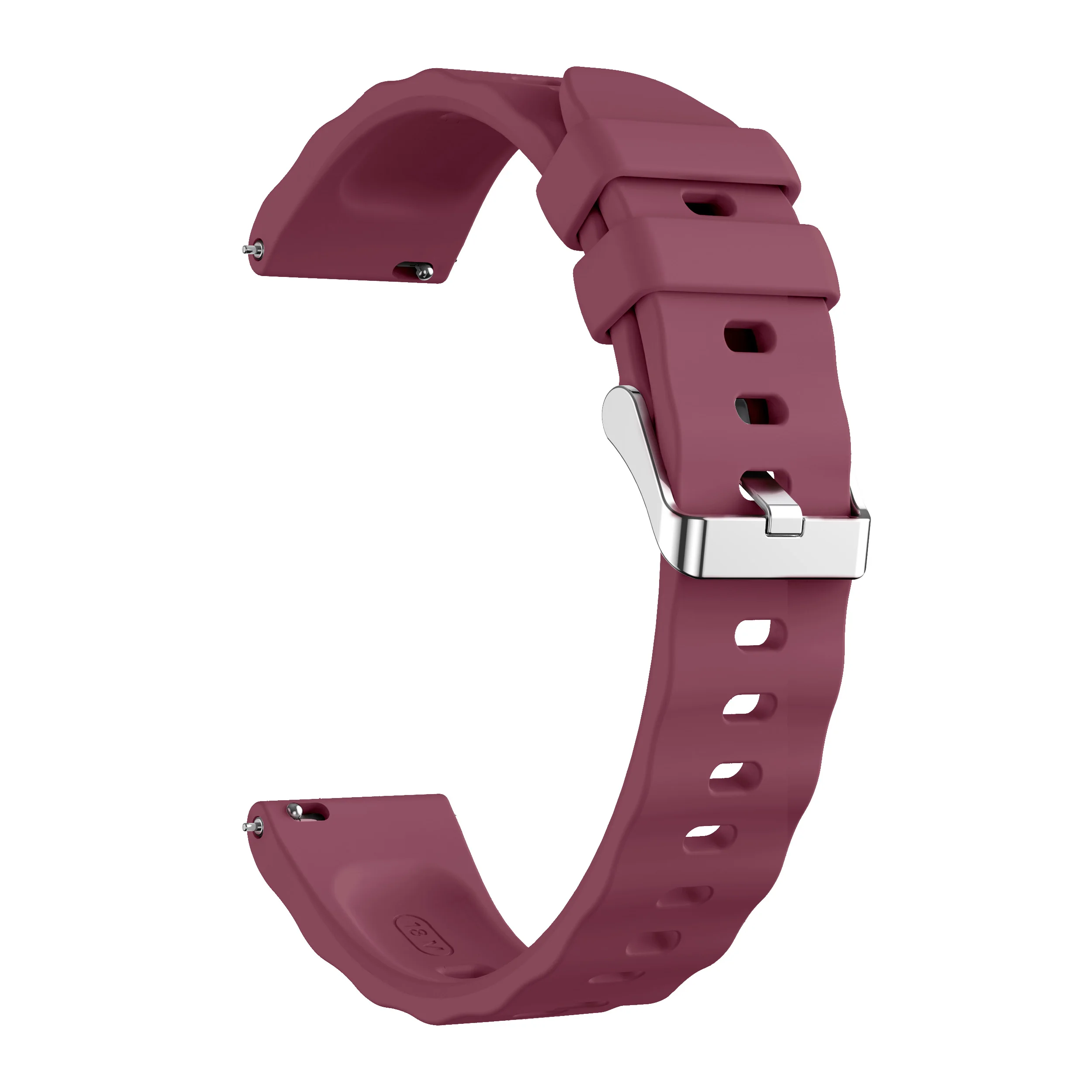 Elegant 18mm Silicone Watch Band - Premium Comfort & Style Strap