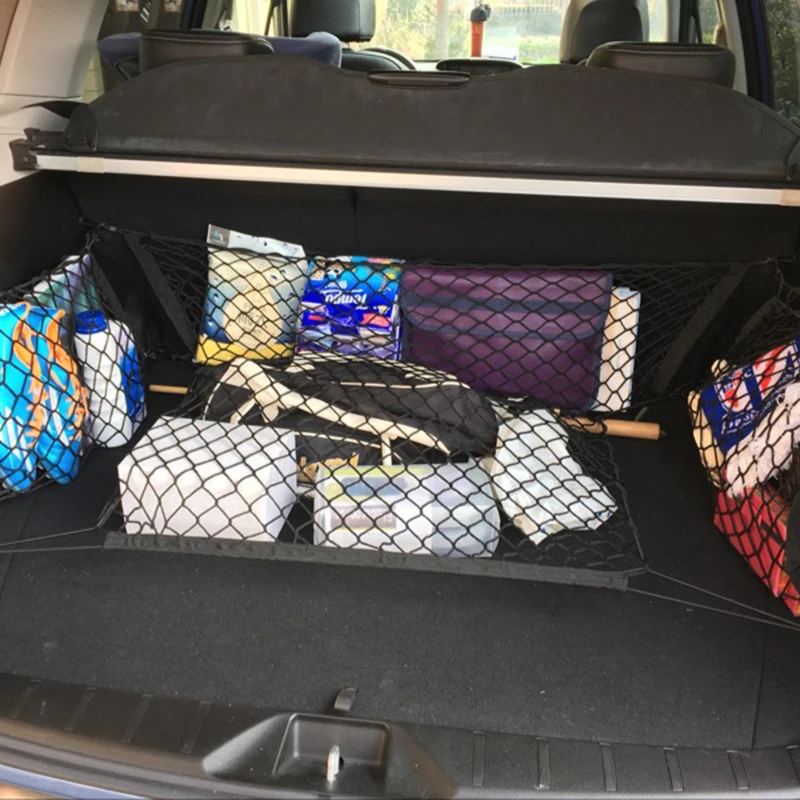 Universal Car Trunk Net Elastic Luggage Net Cargo Organizer Storage Mesh Nets Stretchable Car Interior Mesh Network Pocket