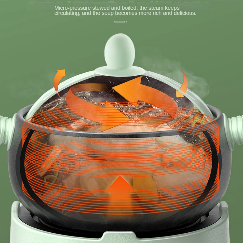 Electric Casserole Household Multi-function Small Stew Pot Watertight Bird's Nest Stew Pot Ceramic Porridge
