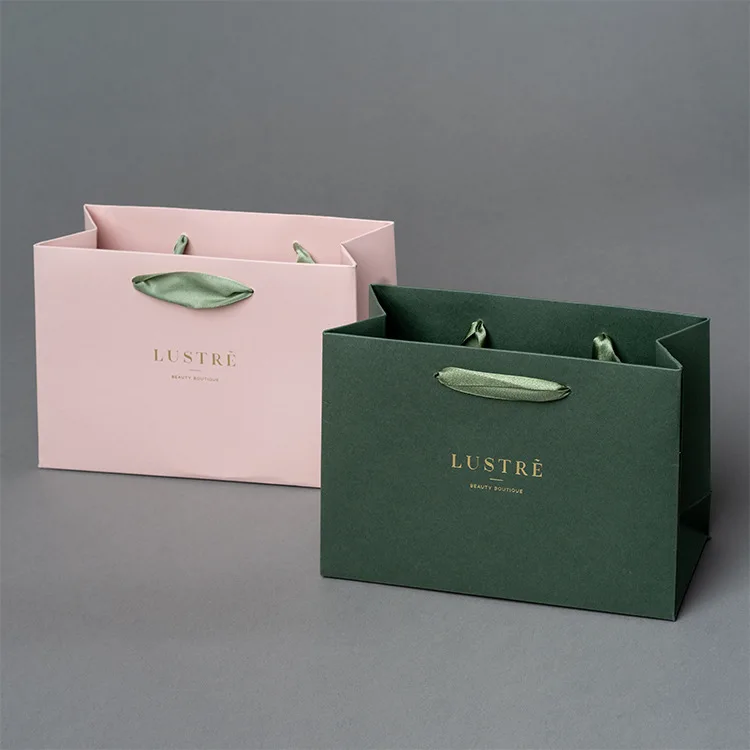 Wholesale custom printed paper bags with logo Luxury gift shopping bags boutique euro tote bags manufacturer 18 S56e9a2d9685144de9f31bde73d932141U