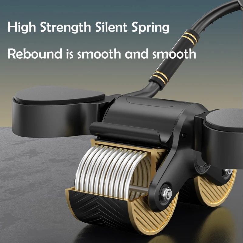 New Design Smart Counting Ab Wheel Roller for Core Workout Automatic Rebound Abdominal Wheel With Elbow Support