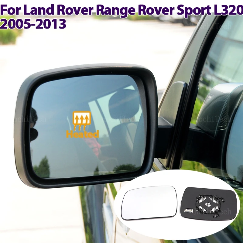 

Side Rearview Mirror Heating Glass Heated Mirror Lens Fit For Land Rover Range Rover Sport L320 2005-2013