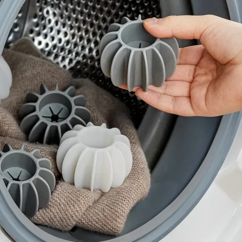 3PCS Household Decontamination Shrink-Proof Drum Washing Machine To Prevent Tangles Magic Cleaning Ball Reusable