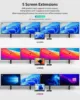 Yottamaster USB C Desktop Docking Station 22 in 1 Dock Station with 8K HDMI PD60W Gigabit Ethernet Multiport USB3.2 HUB Adapter 4