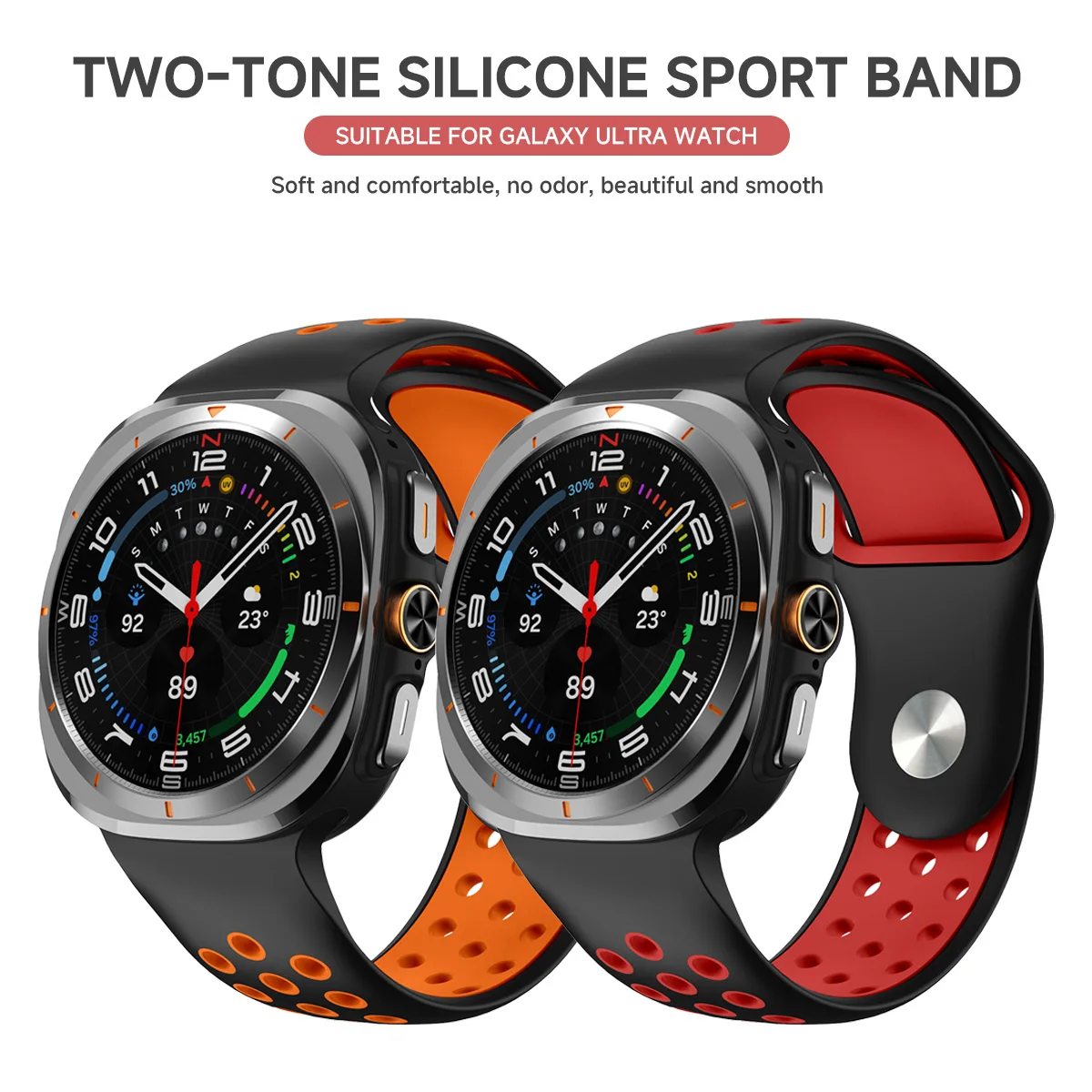 Silicone Smartwatch Strap - Premium Accessory Bracelet