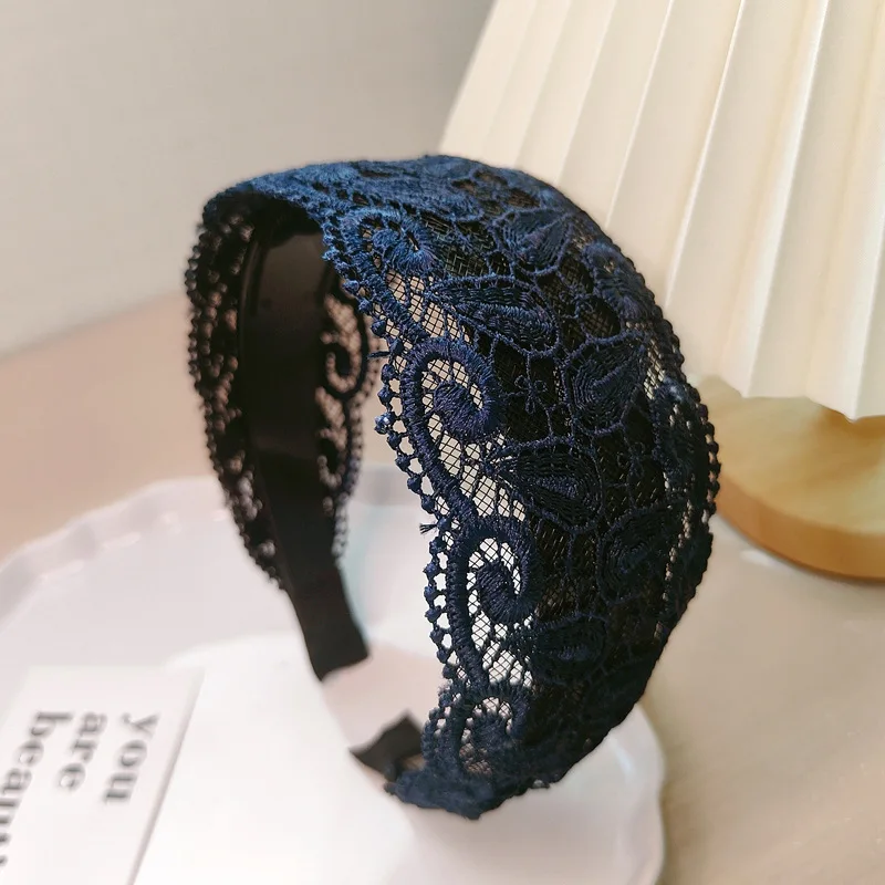 Verbreiterte Paisley hohle Spitze Haar Reifen Haarschmuck