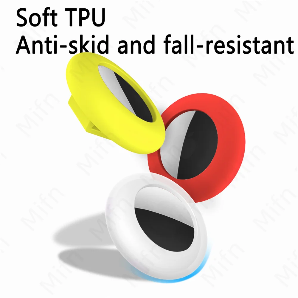 For Airtag Dog Cat Collar Collar Holder Silicone Waterproof Protective