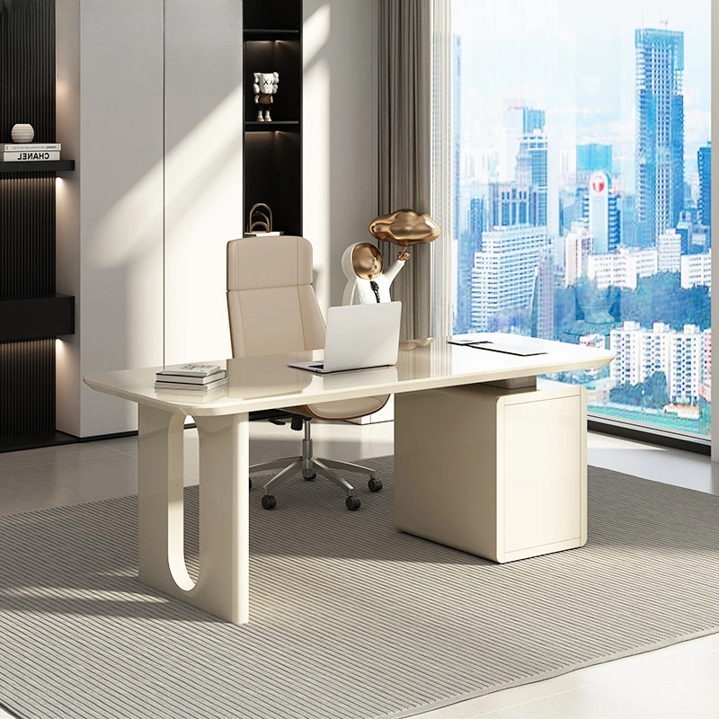 

Nail Beauty Office Desks Counseling Modern Simple Calligraphy Computer Wooden Office Desks escritorios work furniture QF50OD