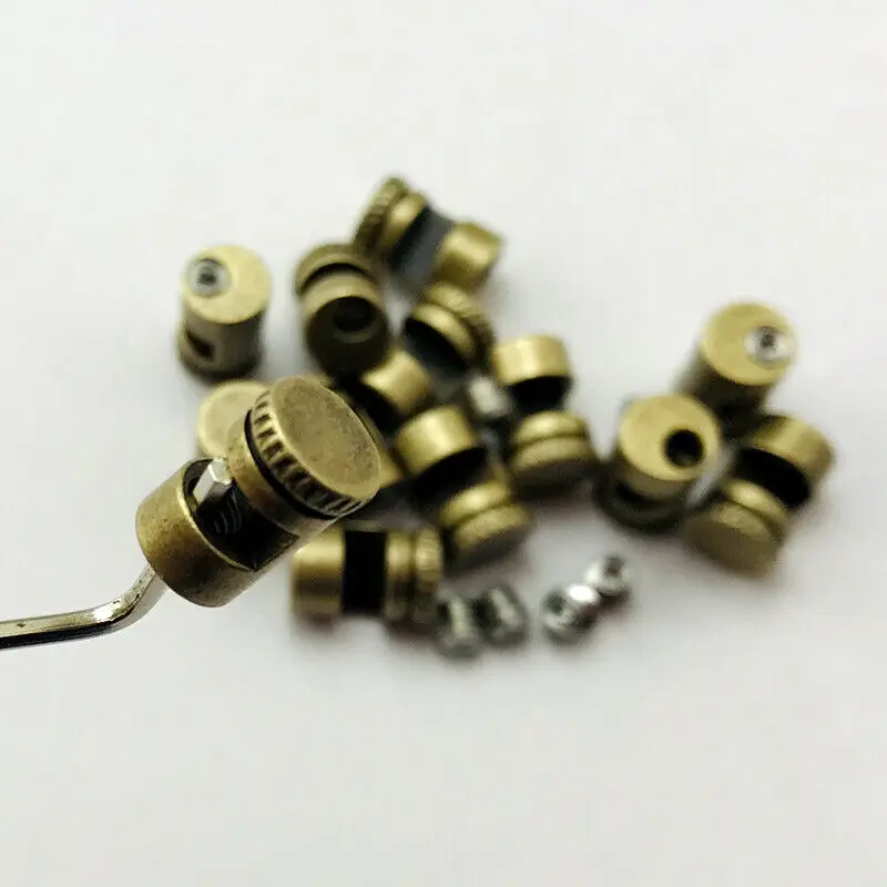 3 Pezzi. Perno A Pollice In Ottone Per Buck 110 Adatto Spessore Posteriore Del Coltello 3.1/3.5/4Mm