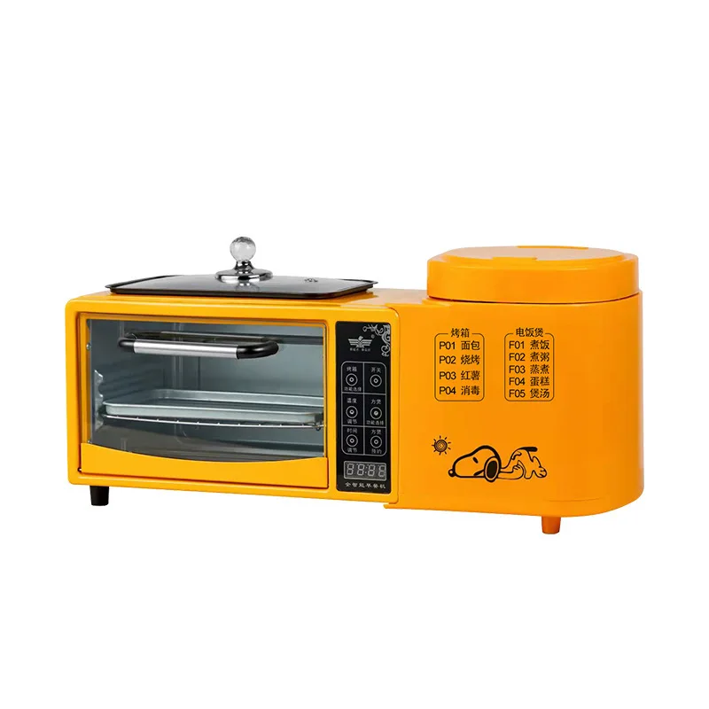 Multi-function breakfast machine four sandwich toast furnace machine combination Fried rice cooker pot roast Turkey toaster oven 5