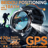 2025 For Xiaomi Original Built-in Dual-band GPS Men Smartwatch BT Call Fitness Military 10ATM IP68 Military Sport Smart Bracelet 1