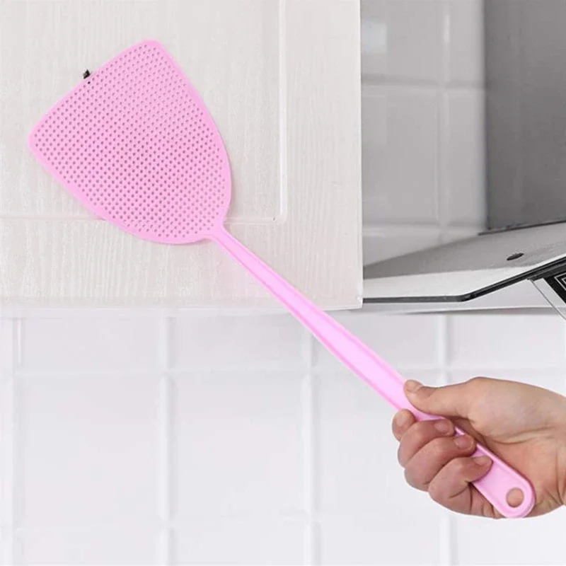 Manual Fly Swatter Home and Garden Swat Salt Gun to Kill Incept Pests Unbreakable Extended Household Glue Thickened Thick Long