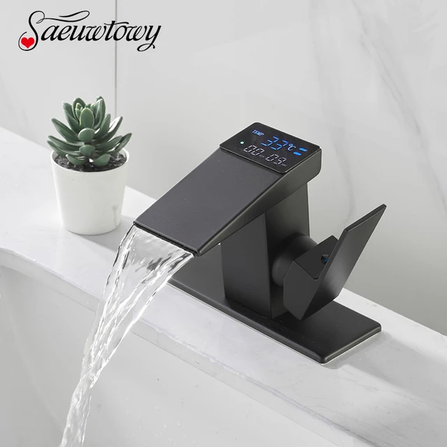 Robinet de lavabo à capteur intelligent doré, robinet de salle de bains à  capteur automatique, robinet d'eau froide uniquement, commande  manuelle/Induction, robinet de lavabo - AliExpress