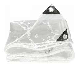Transparent Waterproof PVC Canopy and Tarpaulin for Terrace and Plant Insulation (PVC rainproof cloth)