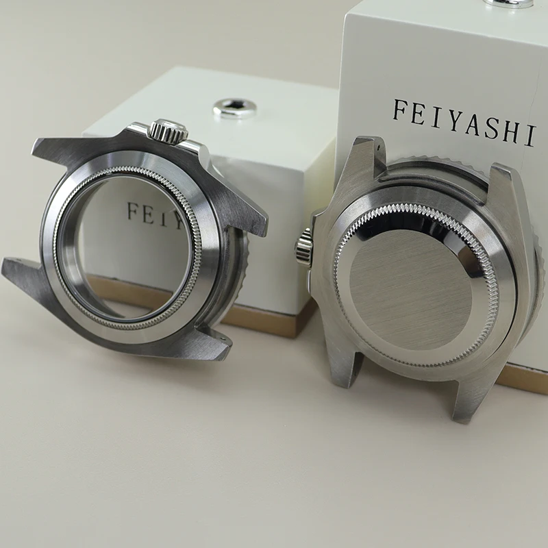 Luxury 40mm Men's Watch Case - 316L Stainless Steel, Premium Design