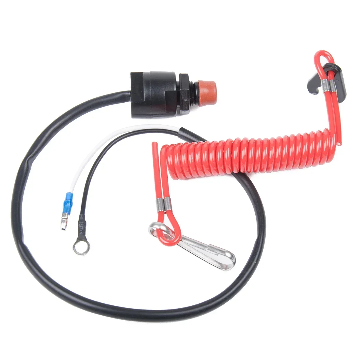 

Boat Outboard Switch Engine Motor Lanyard Kill Urgent Stop Button, Safety Connector Cord Compatible Suzuki Honda
