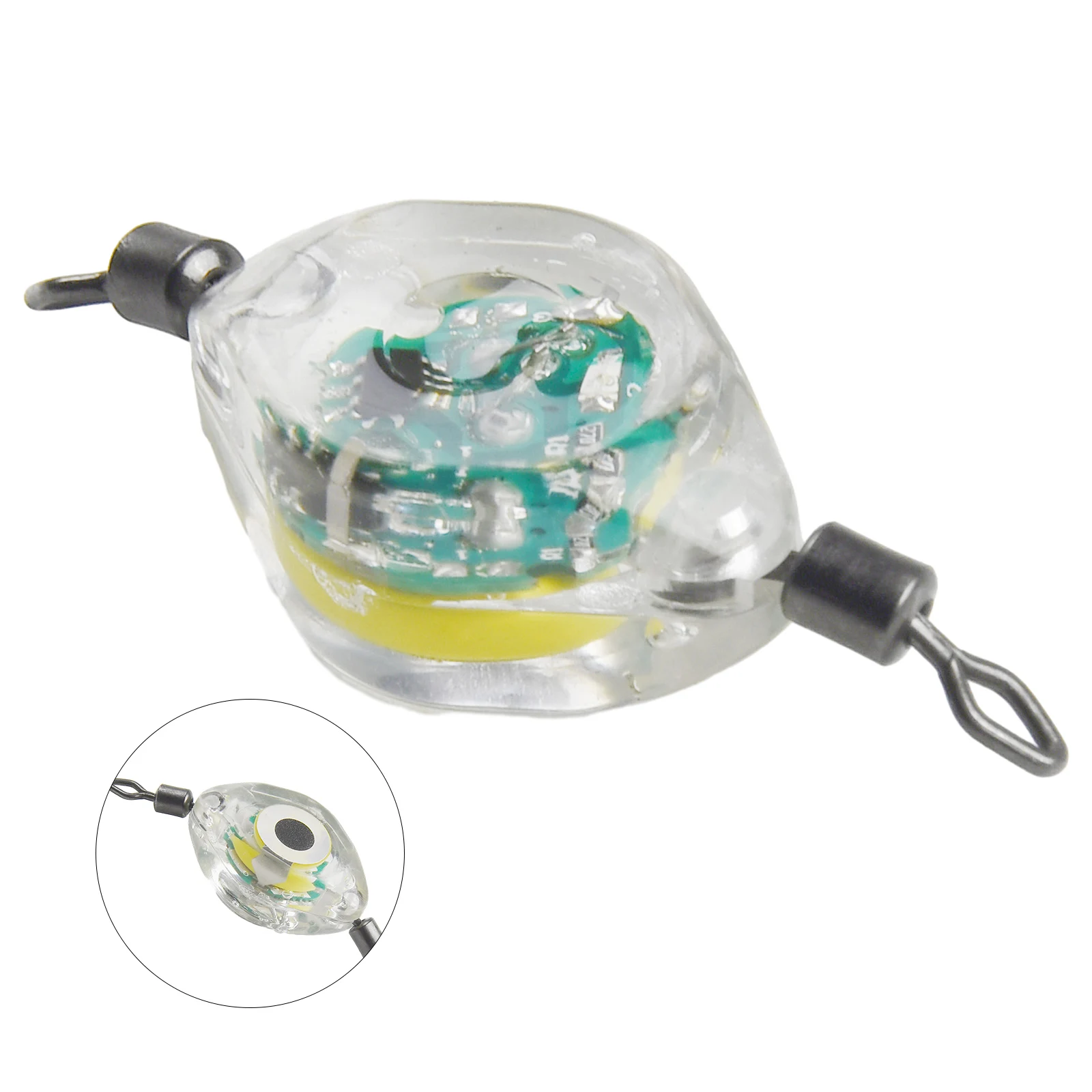 

Bait Lamp Fish Light Fish Decoy Lamp Green Light PC Underwater 1Pc 4.5x1.5cm Colourful Light For Attracting Fish