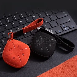 Leather +Soft Tpu Car Key CASE Cover for Jetour X-1 Plus DTC 2022 Key Chains Car Accessories