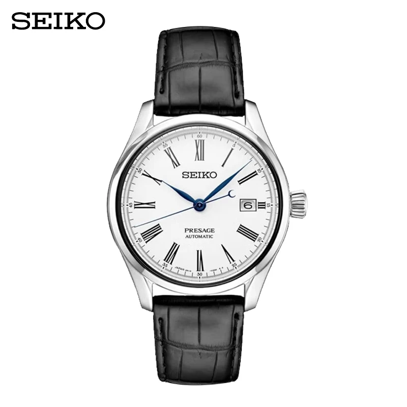 Seiko Presage Unlimited Enamel Leather Strap Men's Watch SPB047J1