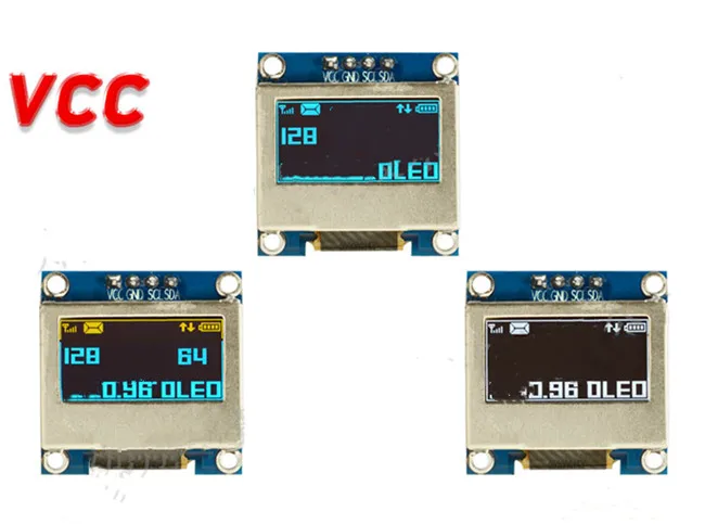 Модуль IPS 0 96 дюйма 4PIN белый/синий/желтый синий PM OLED экран с защитным чехлом SSD1306