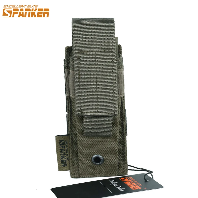 Eccellente Elite Spanker Tactical Pistol Magazine Mag Pouch Single Magazine Holster Universal Hunting Gun Clip Equipment