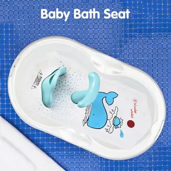 Baby Bath Mat With Baby Shower Seat Bathtub Cushion Back Support Non-slip Safety Comfortable Bathroom Chair Baby Bath Seat 4