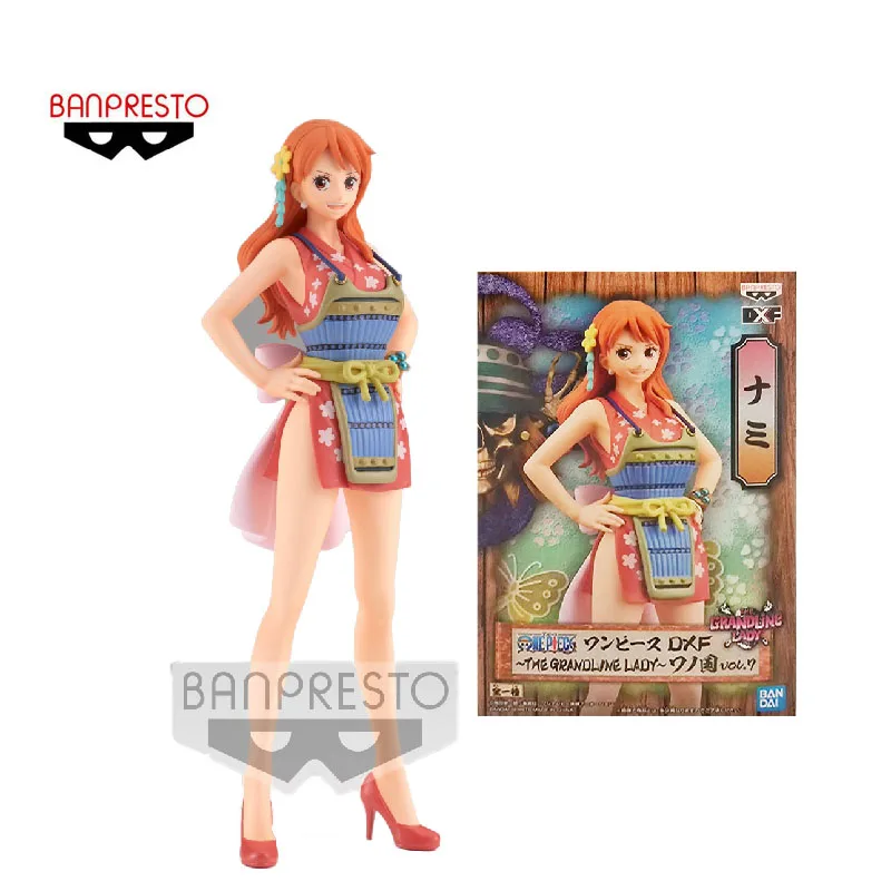 

BANPRESTO DXF Nami ONE PIECE Oods In Stock 100% Original Anime Statue PVC Action Figure Collection Model Toys Gift 16cm